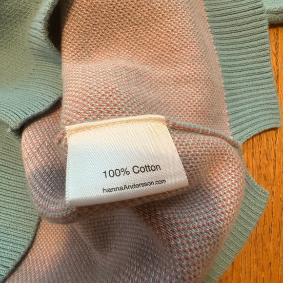 Hanna Andersson 120 US 6 Girls Turquoise Ski Bunny Sweater EUC - Picture 4 of 7